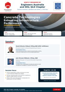 CPD Event – Concrete Technologies ( Enhancing Infrastructure Performance)